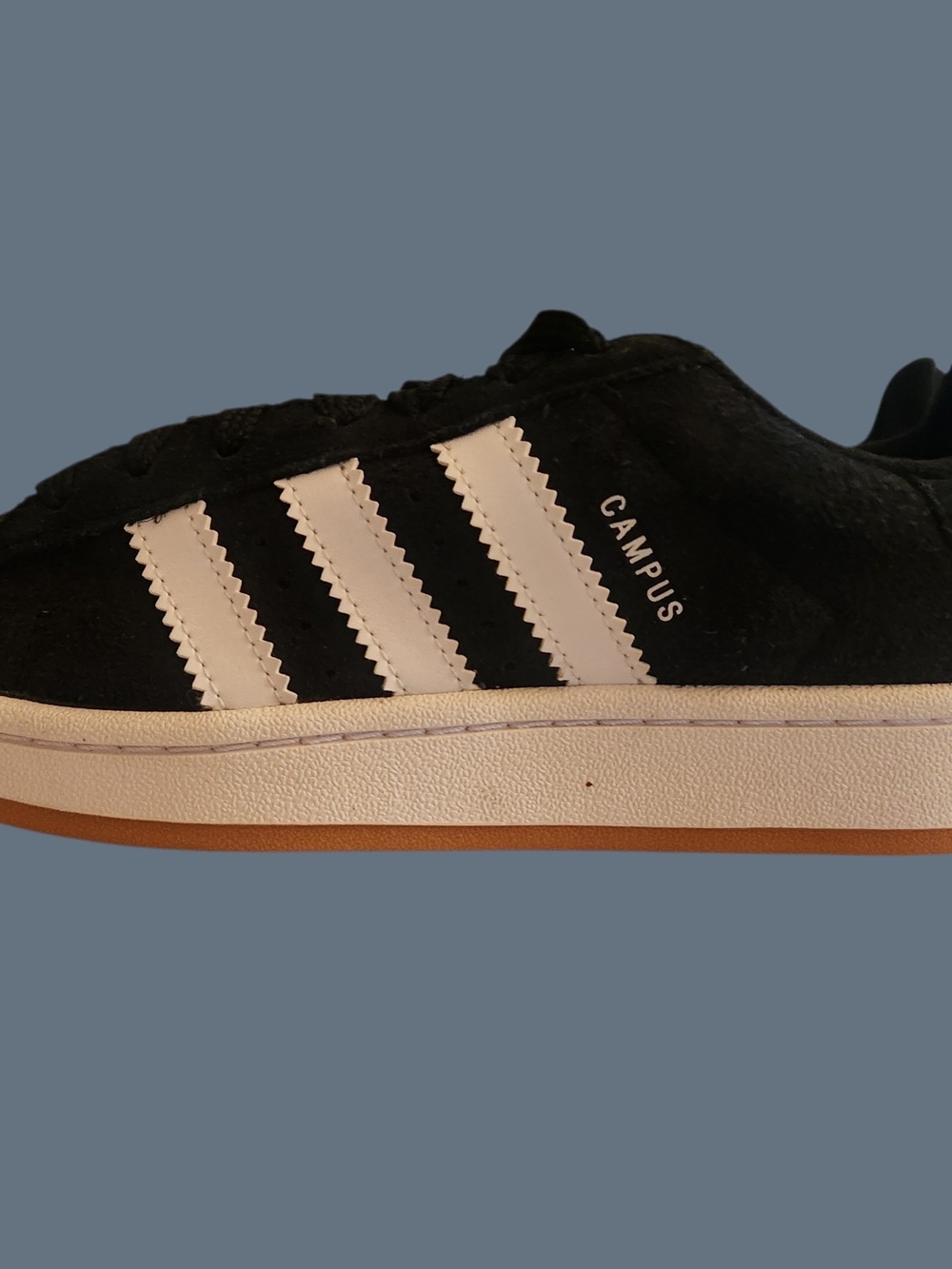 Adidas Campus  Black/White Suede Sneakers